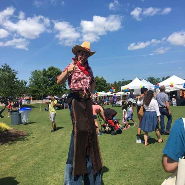 Stilt Walker at 