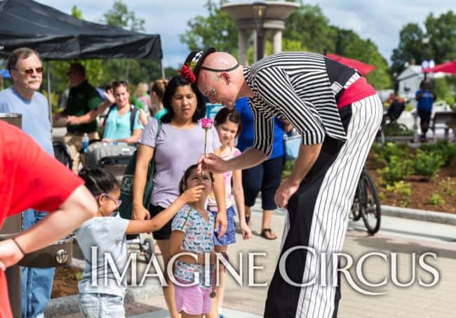 Stilt Walker, Performer, Adam, Cary, NC, Imagine Circus, Photo by Mark Thomas