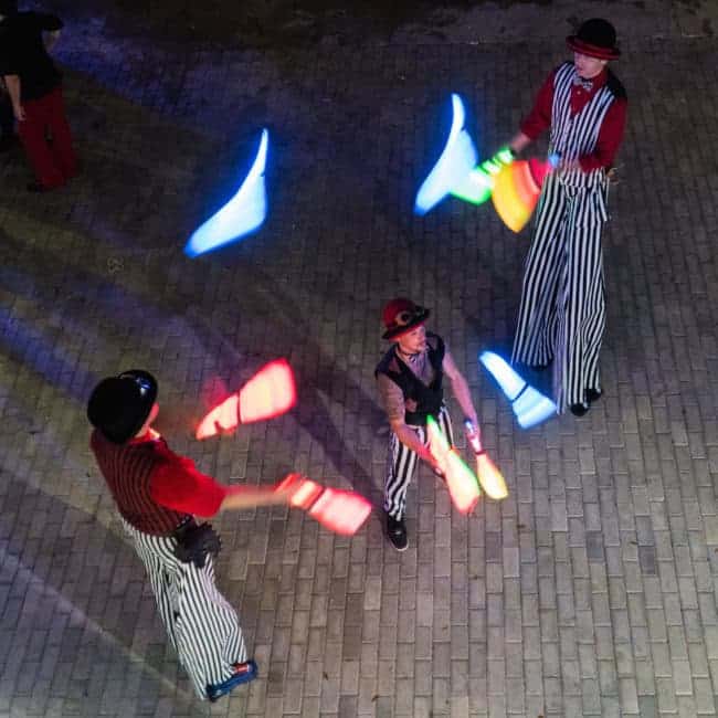 LED Jugglers at New Belgium Brewery's Tour de Fat Music Festival | Imagine Circus Performers | Mikhel, Brad, Ian, & Fred | St. Petersburg, FL