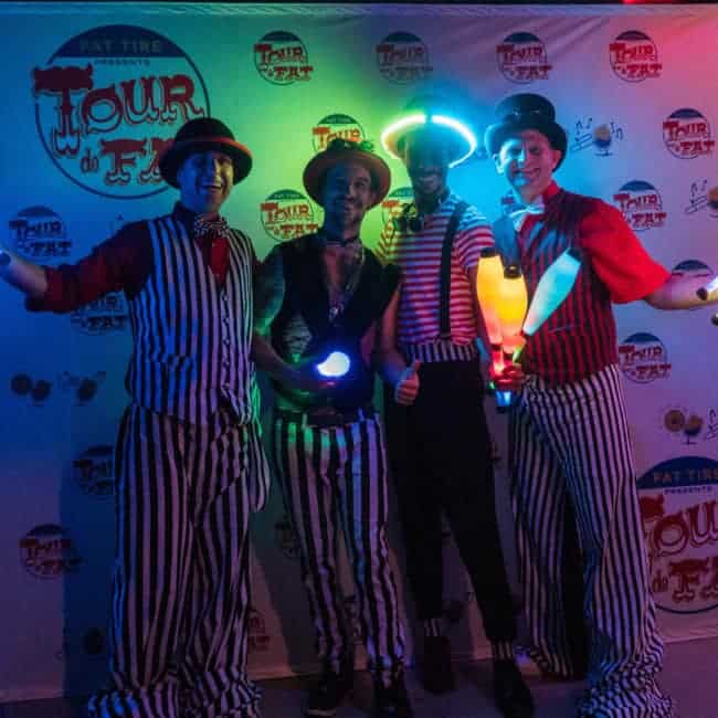 LED Jugglers at New Belgium Brewery's Tour de Fat Music Festival | Imagine Circus Performers | Mikhel, Brad, Ian, & Fred | St. Petersburg, FL