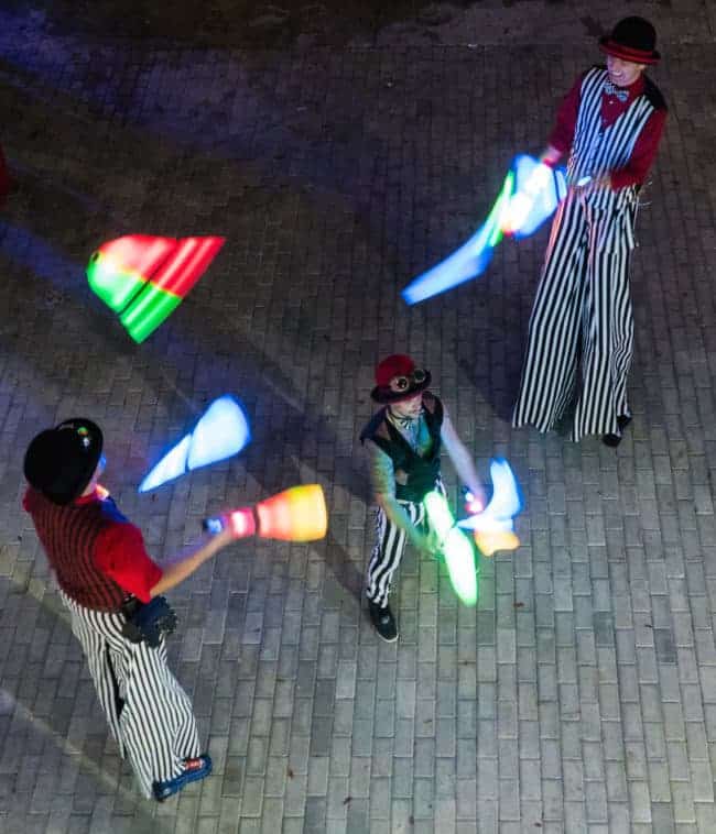 LED Jugglers at New Belgium Brewery's Tour de Fat Music Festival | Imagine Circus Performers | Mikhel, Brad, Ian, & Fred | St. Petersburg, FL