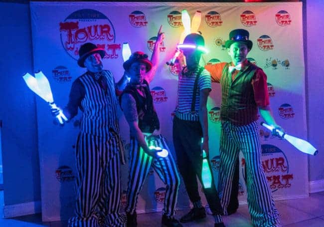 LED Jugglers at New Belgium Brewery's Tour de Fat Music Festival | Imagine Circus Performers | Mikhel, Brad, Ian, & Fred | St. Petersburg, FL