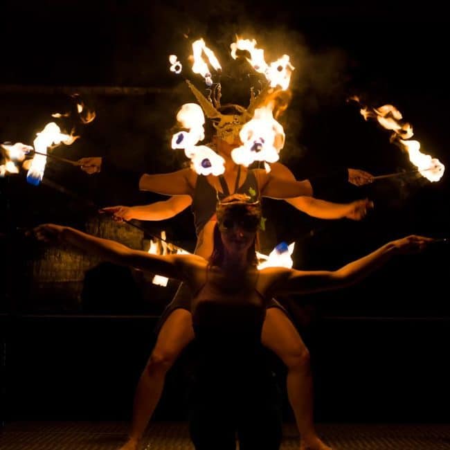 Greensboro Summer Solstice Fire Show | Photo by Polly Jones | Imagine Circus Performers