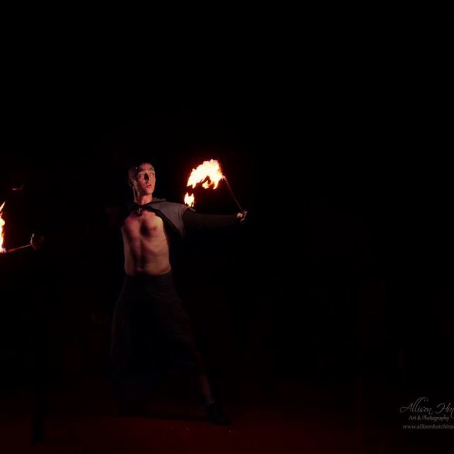 Greensboro Summer Solstice Fire Show | Photo by Polly Jones | Imagine Circus Performers