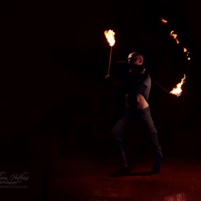 Greensboro Summer Solstice Fire Show | Photo by Polly Jones | Imagine Circus Performers