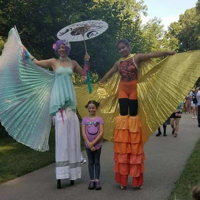 Liz Bliss & Mari Fairy Stilt Walkers | Imagine Circus