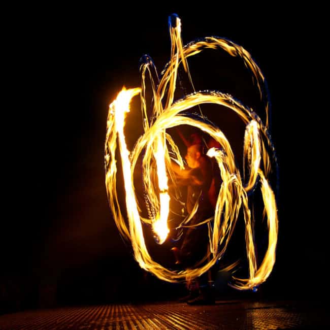 Greensboro Summer Solstice Fire Show | Photo by John Feimster | Imagine Circus Performers