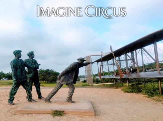 Ben & Gio, Wright Brothers, Living Statues, Imagine Circus, Aviation Day