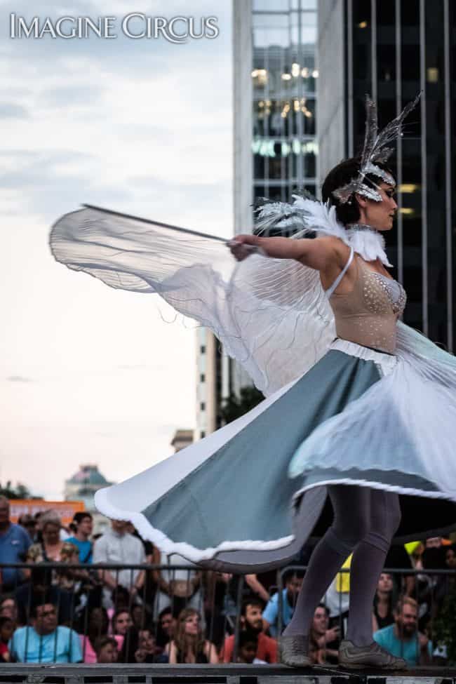 Elements Show, Air, Mindy, Isis Wings & Spinning Skirt, SPARKcon, Imagine Circus, Photo by Slater Mapp