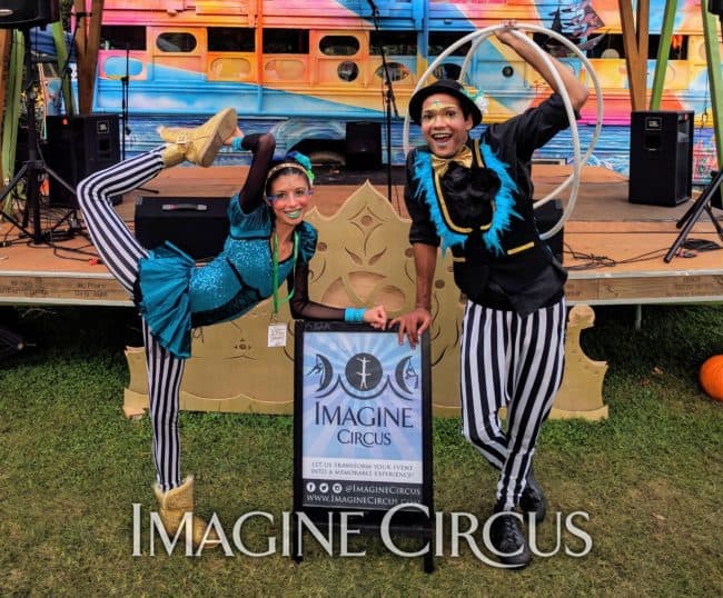 Acrobat, Hoop Artist, Festival Entertainment, Performers, Kaci, Ben, Imagine Circus, LEAF, Black Mountain, NC