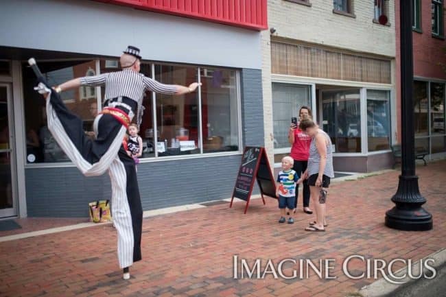 Stilt Walker, Grand Opening Entertainment, Performer, Adam, Imagine Circus