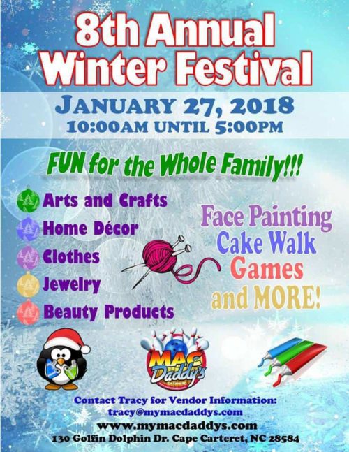 MacDaddy’s Annual Winter Festival: Cape Carteret, NC