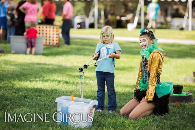 Bubble Artist, Giant Bubbles, Performer, Kaci, Imagine Circus, Photo by Becca's Pics