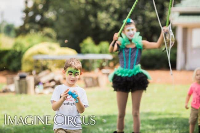 Bubble Artist, Giant Bubbles, Performer, Kaci, Imagine Circus, Photo by Becca's Pics