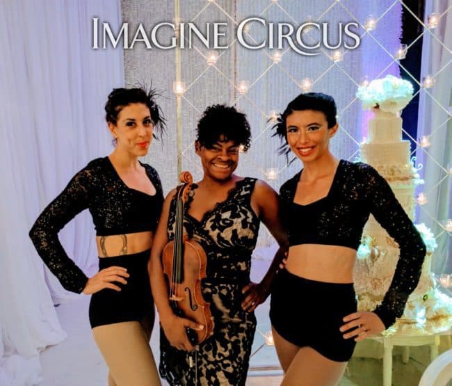 Upscale Performers, Kaci, Liz, Imagine Circus, Creative Touch Events