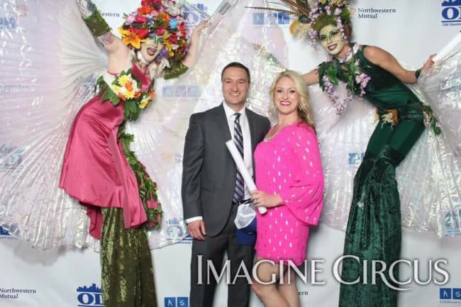 Secret Garden, Fairy Stilt Walkers, Enchanted Forest Party, Imagine Circus, Performers, Kaci, Azul, Moxbox Photos