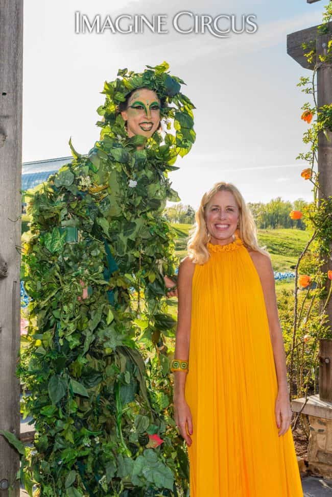 Quad Vine Stilt Walker, Lewis Ginter Botanical Gardens, Richmond, VA, Imagine Circus, Performer, Liz, SJ Collins Photography