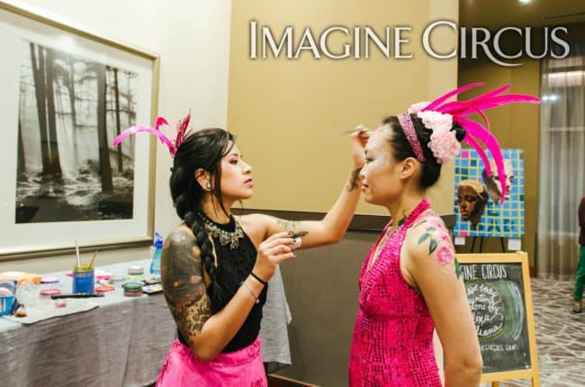 Live Body Painter, Body Art Model, Upscale Entertainment, VAE Gala, Fundraiser, Imagine Circus, Performer, Alexa, Anita, Rachel Berber Photography