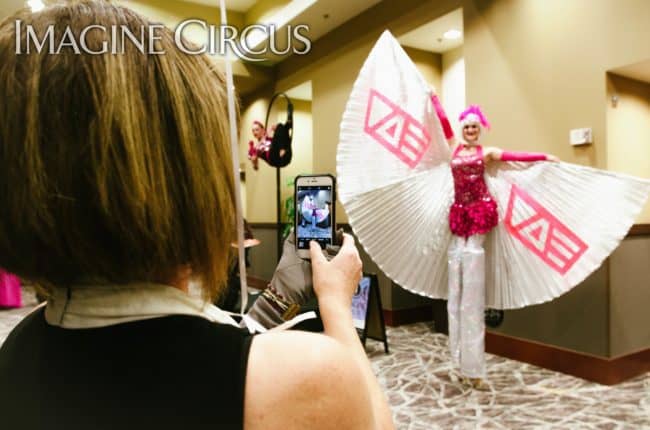 Stilt Walkers, Show Girls, Winged Dancers, VAE Gala, Imagine Circus, Performer, Azul, Rachel Berber Photography