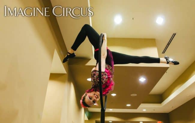 Aerialist, Aerial Hoop, Lyra, VAE Gala, Imagine Circus, Performer, Katie, Rachel Berber Photograpy