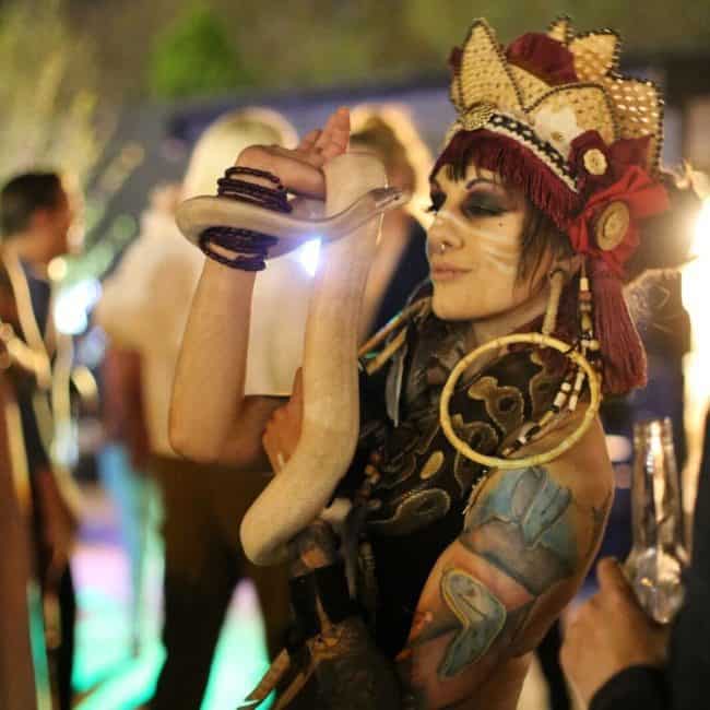 Snake Charmer, Belly Dancer, Imagine Circus, Performer, Tik Tok, Photo by Paul Spring