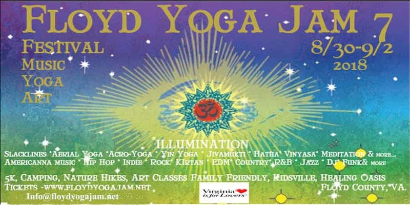 Floyd Yoga Jam 2018, Floyd Virginia, Imagine Circus