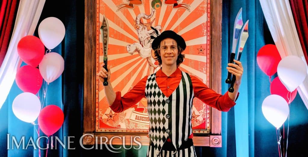Tain, Knife Juggler, Imagine Circus, Time with Tain Show