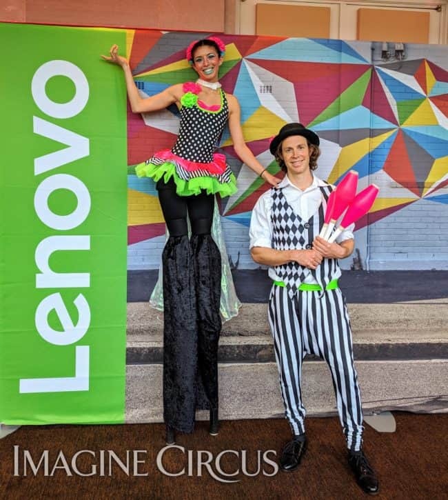 Tain, Juggler, Imagine Circus Performer, Time with Tain Show, Lenovo