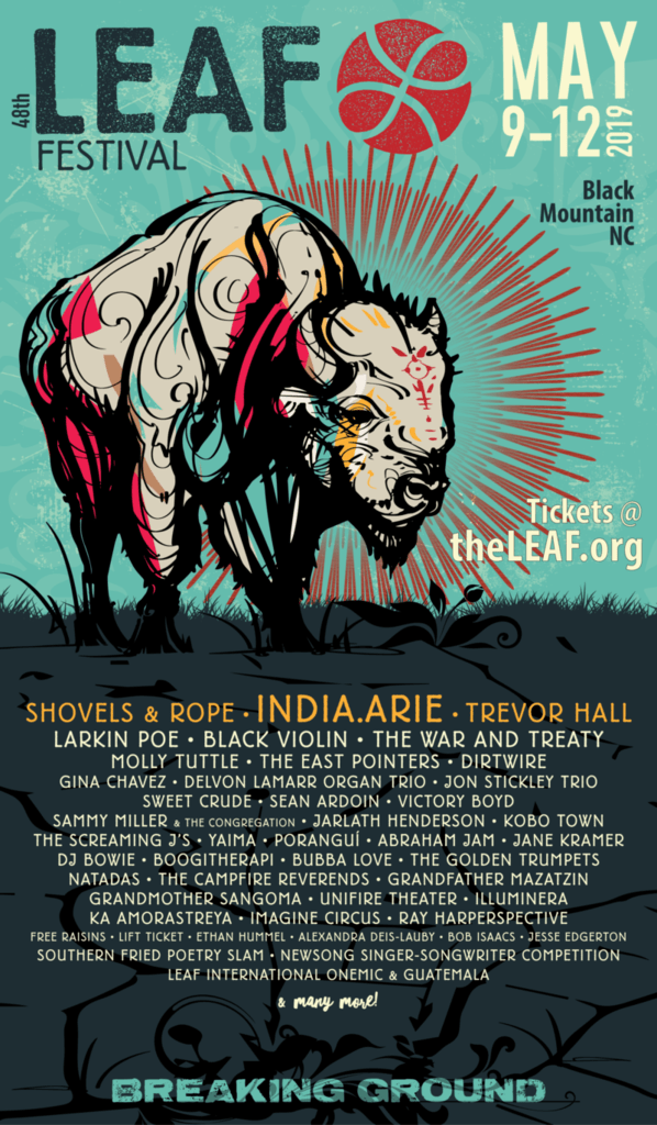 Lake Eden Arts Festival (LEAF) “Breaking Ground:” Black Mountain, NC