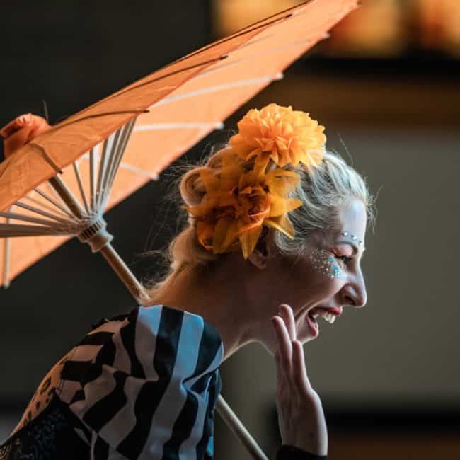 Stilt Walkers, Imagine Circus, Campbell University, Whitney, Photo by Slater Mapp