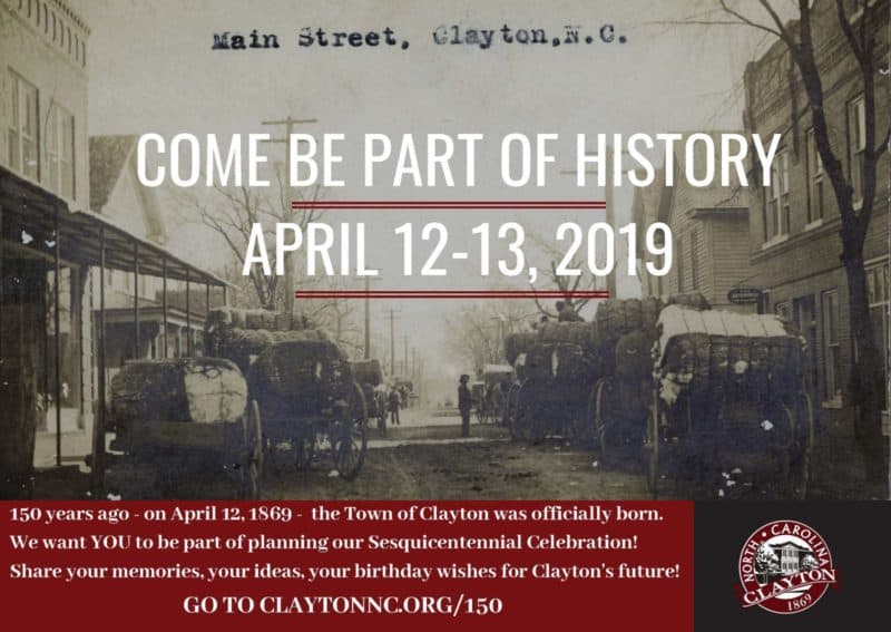Clayton’s 150th Anniversary: Clayton, NC
