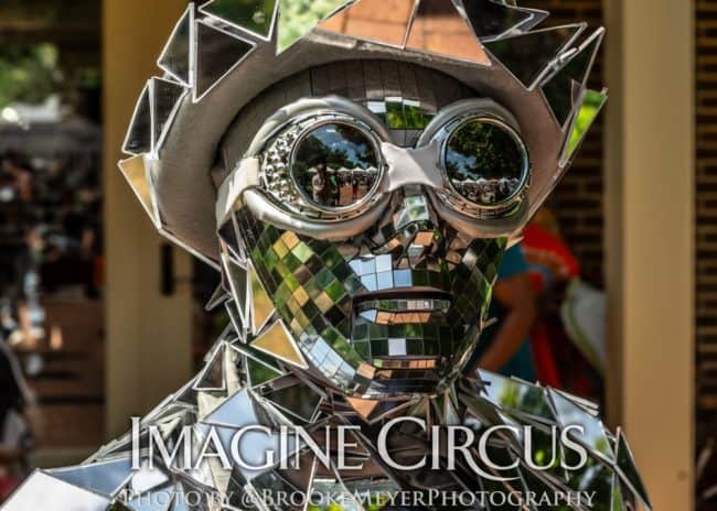 Mirror Man, Living Statue, Cirque Spectacular, Cary, NC, Lazy Daze, Imagine Circus, Photo by Brooke Meyers Photography