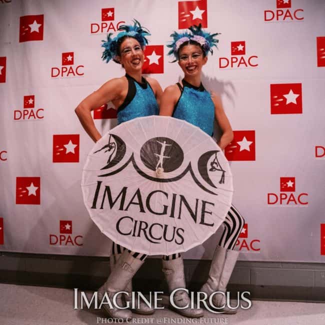 Aerial Dancers at DPAC, Kaci, Liz, Imagine Circus, Photo by Finding Future