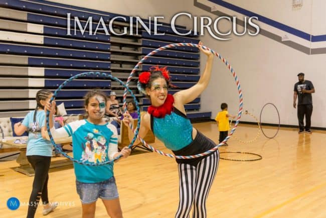 Hula Hoop Jam, Liz, Clayton NC, Imagine Circus