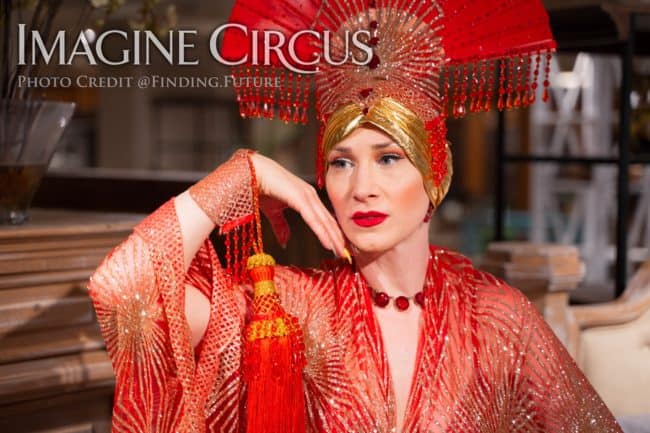 Roaring 20s, Vintage Pinup Girl, Robin, Gatsby Glam Gala, Classy Art, Imagine Circus, Photo by Finding Future