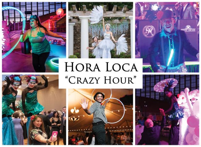 Hora Loca, Crazy Hour, Weddings, Imagine Circus