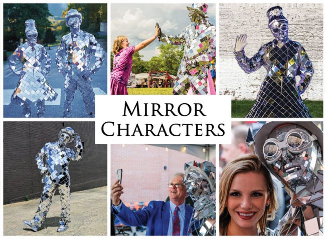 Mirror Characters, Imagine Circus Performers