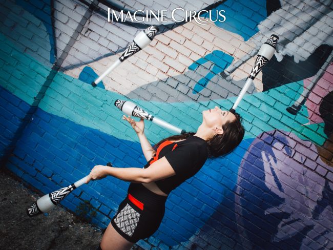 Lucy Juggles, Imagine Circus Show, Photos by Vivian Kyle