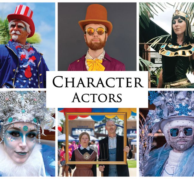 Character Actors, Imagine Circus, Entertainment, Specialty Act