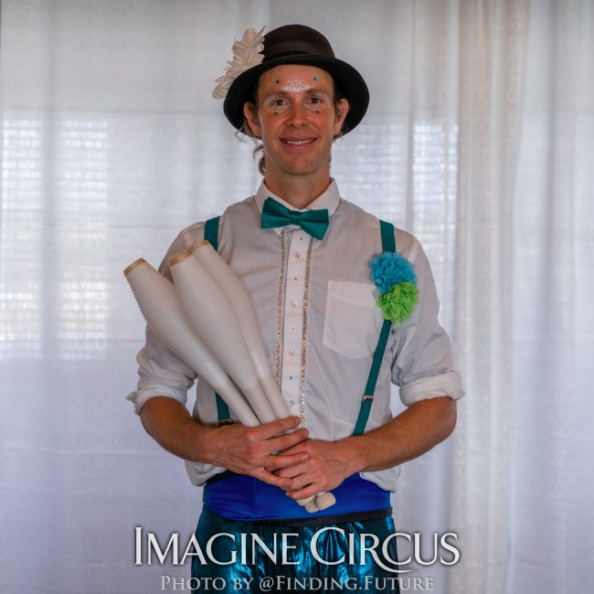 Juggler, Under the Sea Theme Party, Fun in the Sun, Time with Tain, Imagine Circus Performer, Photo by Finding Future