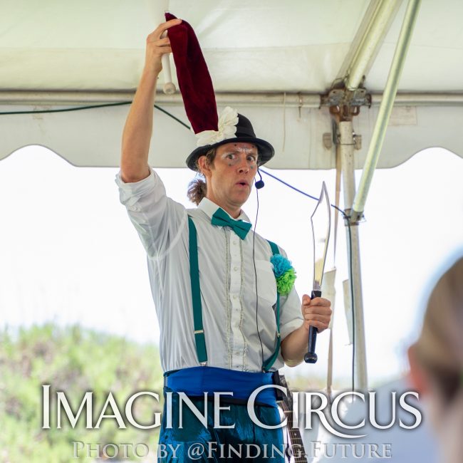 Juggler, Under the Sea Theme Party, Fun in the Sun, Time with Tain, Imagine Circus Performer, Photo by Finding Future