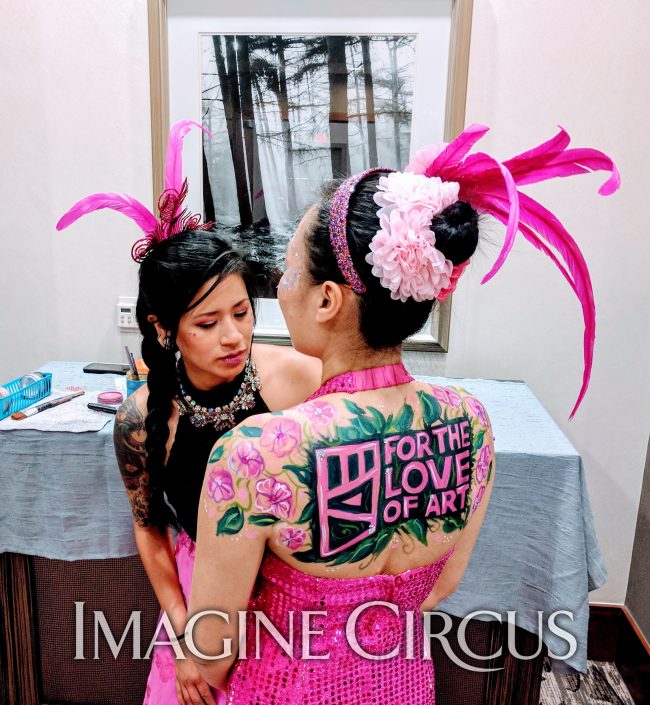 Live Body Painting, Art, Alexa, VAE Raleigh, Company Branding & Logos, Imagine Circus