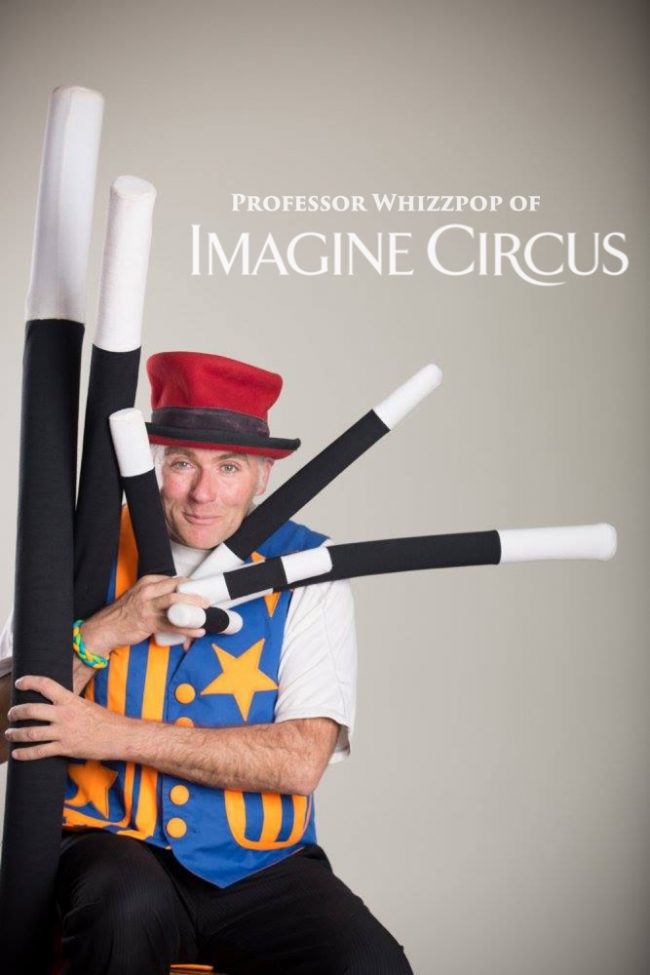 Professor Whizzpop, Juggler, Balloon Artist, Comedian, Stage Show, Family Friendly Entertainment