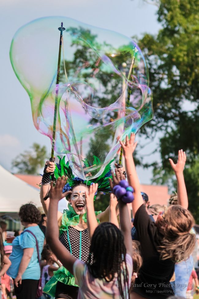 Soap Bubble Artist, Cary 150 Celebration, Cary, NC, Amber Paul Cory Photography