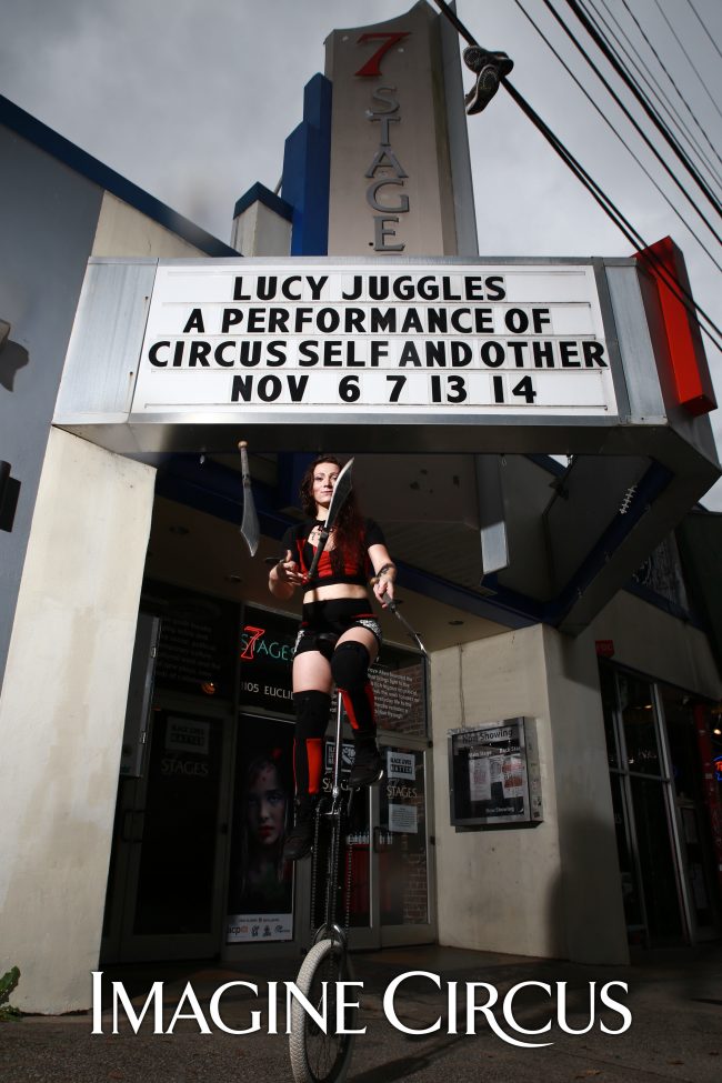 Lucy Juggles, Imagine Circus Show, Photos by Vivian Kyle