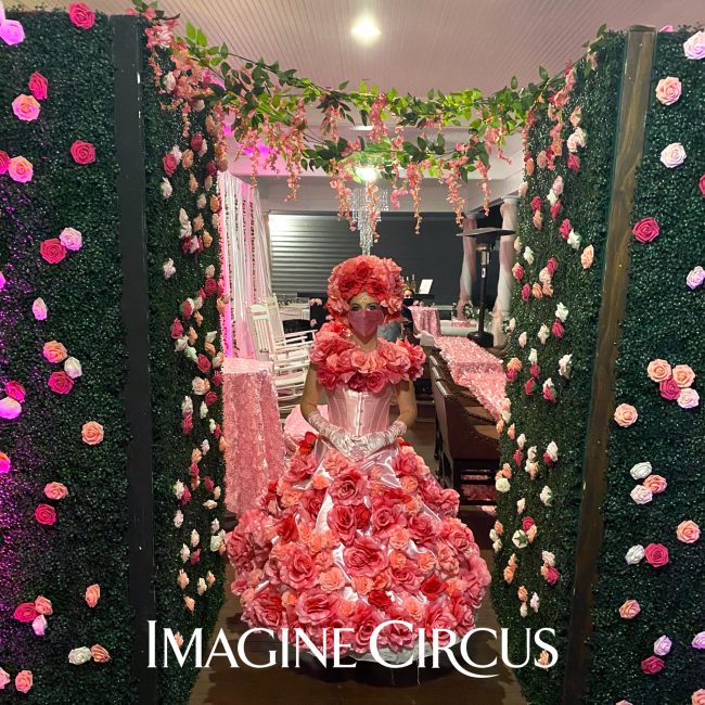 Pink Rose Girl NYE Character Imagine Circus