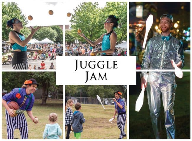 Interactive Juggle Jam, Imagine Circus, Performers, Juggler