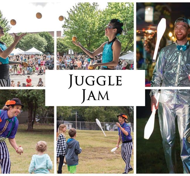 Interactive Juggle Jam, Imagine Circus, Performers, Juggler