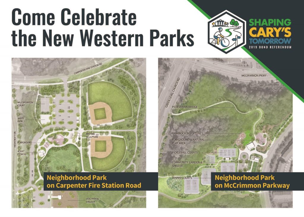 Western Cary Neighborhood Parks Groundbreaking Celebration, Imagine Circus, NC