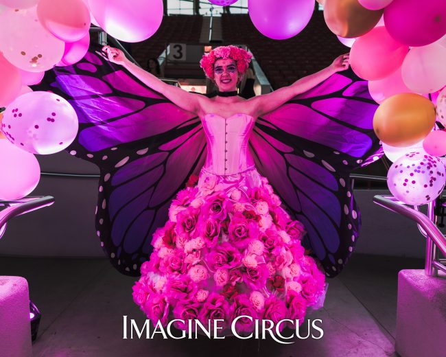 Butterfly Winged Dancers, Imagine Circus, Performers, Photo by Slater Mapp